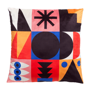Graphic Print Cushion | Qeeboo Oggian | OROA.com