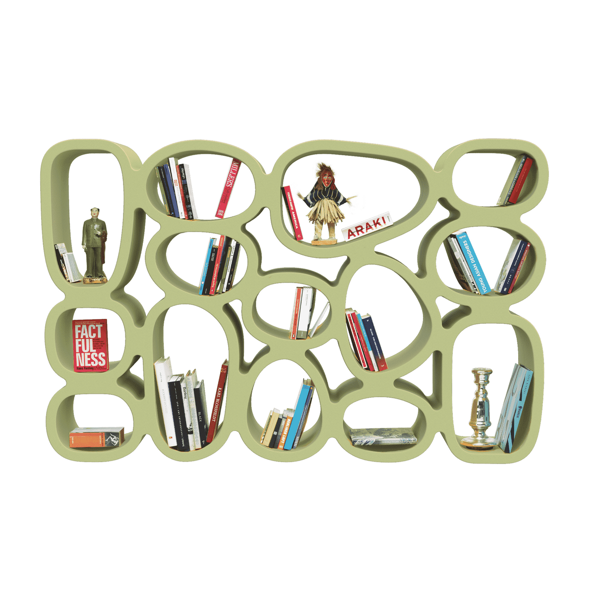 Abstract Sectioned Bookcase | Qeeboo Koibuchi | OROA.com