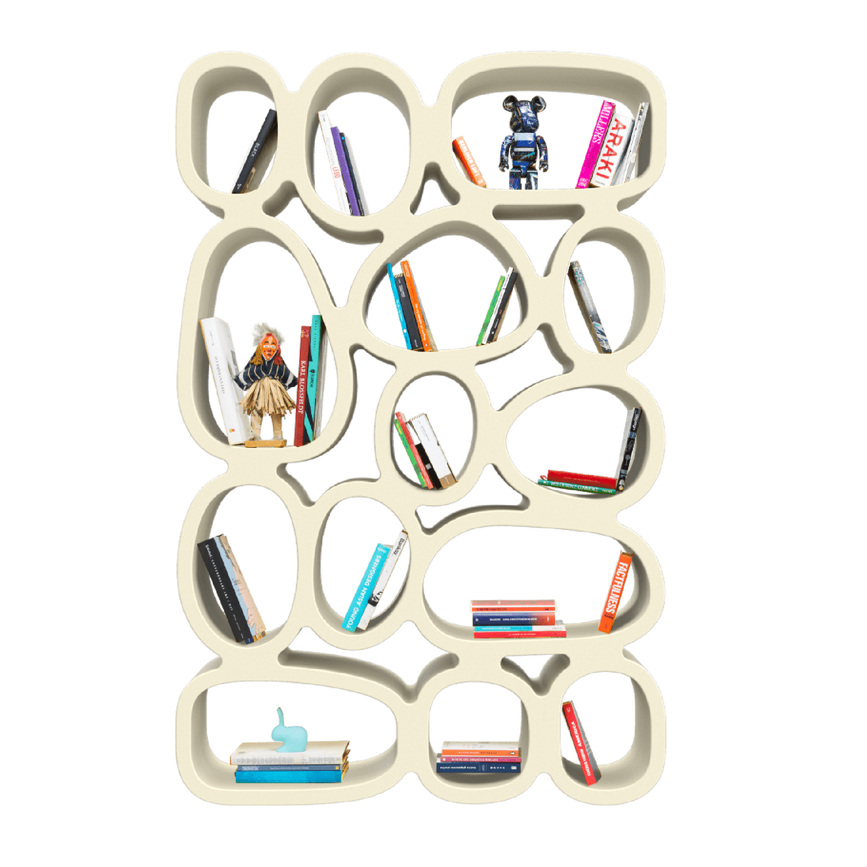 Abstract Sectioned Bookcase | Qeeboo Koibuchi | OROA.com