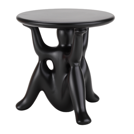 Molded Sculptural Side Table | Qeeboo Helpyourself | OROA.com
