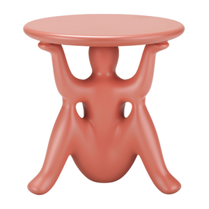 Molded Sculptural Side Table | Qeeboo Helpyourself | OROA.com