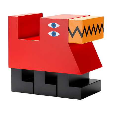 Lacquered Wood Coffee Table | Qeeboo Oggian | OROA.com