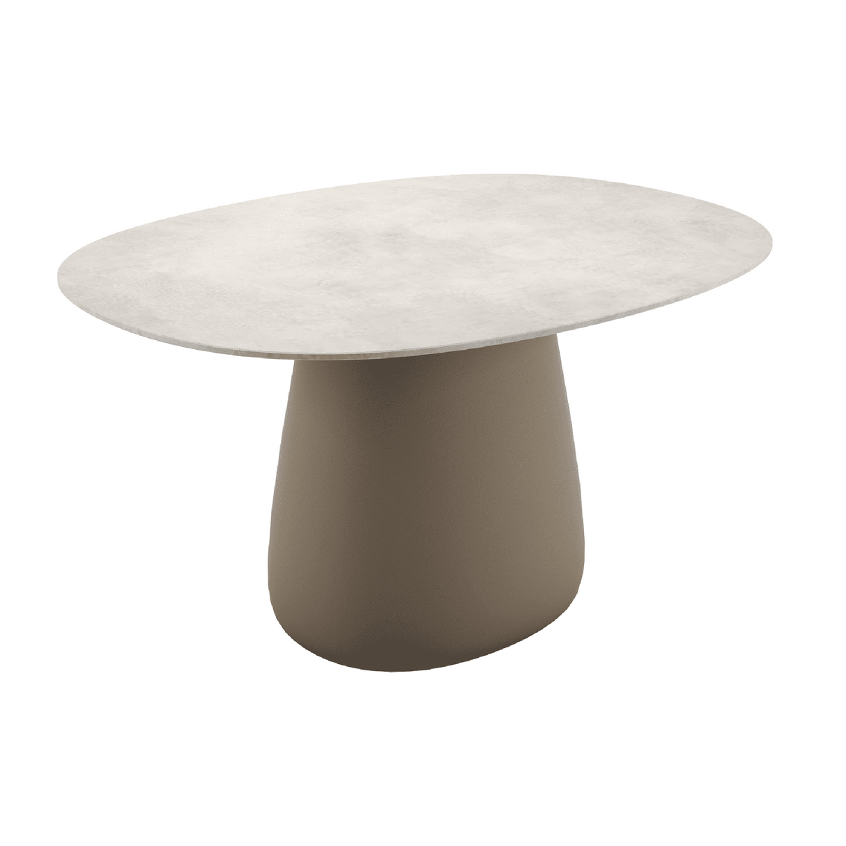Oval Indoor/Outdoor Dining Table | Qeeboo Cobble | OROA.com