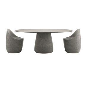 Oval Indoor/Outdoor Dining Table | Qeeboo Cobble | OROA.com