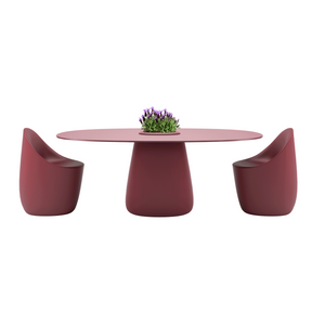 Indoor/Outdoor Bucket Dining Table | Qeeboo Cobble | OROA.com