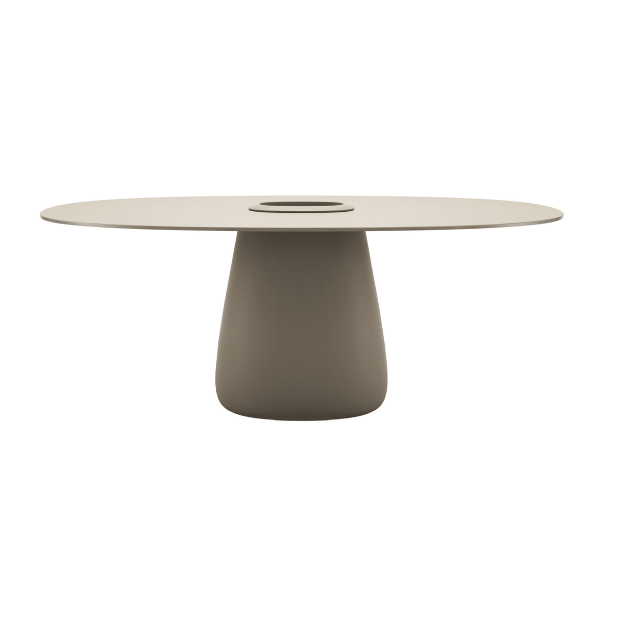 Indoor/Outdoor Bucket Dining Table | Qeeboo Cobble | OROA.com