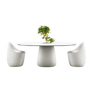Indoor/Outdoor Bucket Dining Table | Qeeboo Cobble | OROA.com