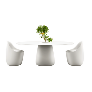 Indoor/Outdoor Bucket Dining Table | Qeeboo Cobble | OROA.com