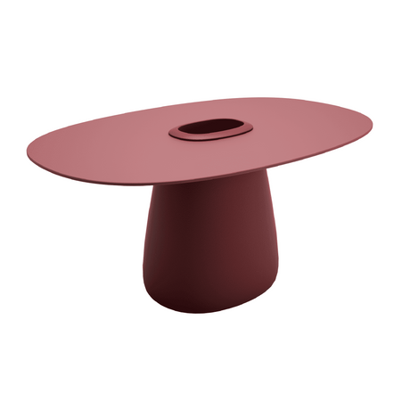 Indoor/Outdoor Bucket Dining Table | Qeeboo Cobble | OROA.com