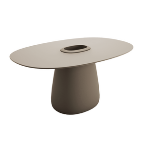 Indoor/Outdoor Bucket Dining Table | Qeeboo Cobble | OROA.com