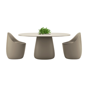 Indoor/Outdoor Bucket Dining Table | Qeeboo Cobble | OROA.com