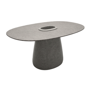 Indoor/Outdoor Bucket Dining Table | Qeeboo Cobble | OROA.com