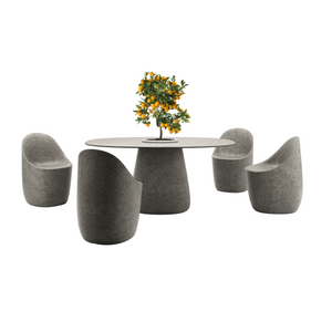 Indoor/Outdoor Bucket Dining Table | Qeeboo Cobble | OROA.com