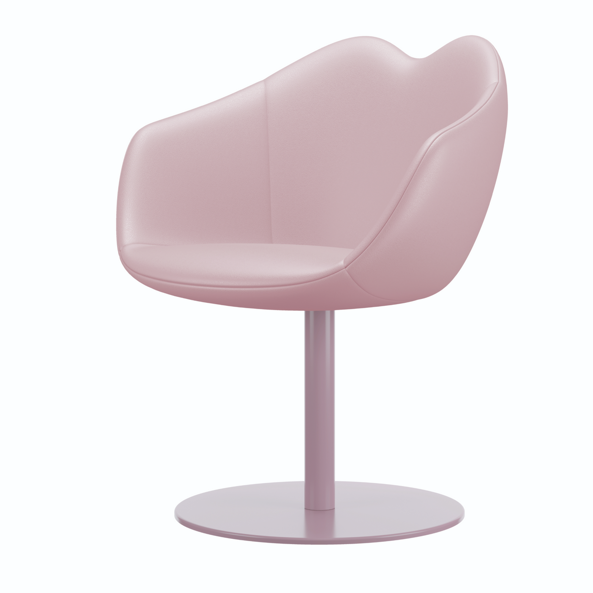Lips-Shaped Swivel Chair | Qeeboo Xoxo | OROA.com