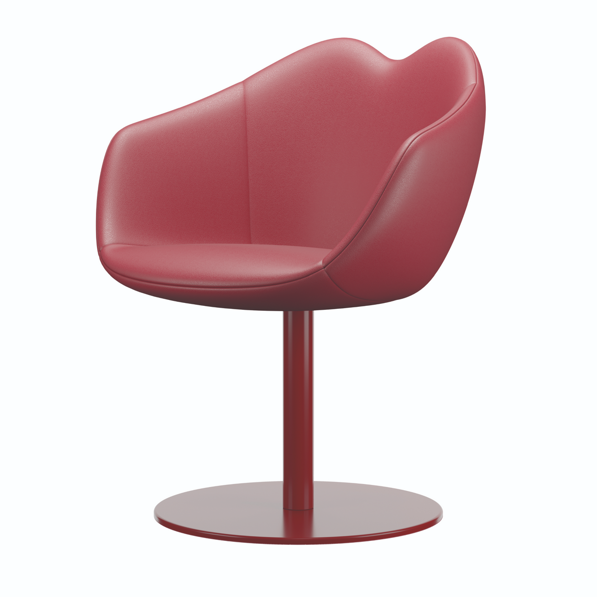 Lips-Shaped Swivel Chair | Qeeboo Xoxo | OROA.com