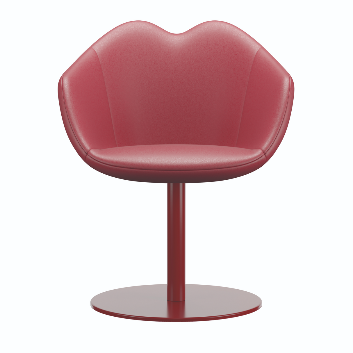 Lips-Shaped Swivel Chair | Qeeboo Xoxo | OROA.com
