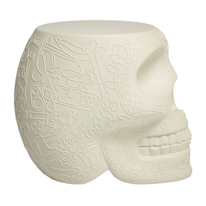 Skull-Shaped Stool Side Table | Qeeboo Mexico | OROA.com