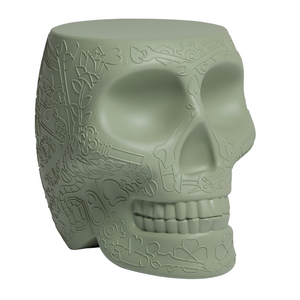 Skull-Shaped Stool Side Table | Qeeboo Mexico | OROA.com