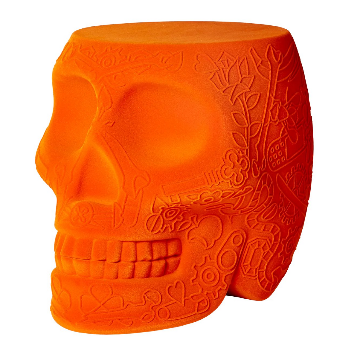 Skull-Shaped Stool Side Table | Qeeboo Mexico | OROA.com