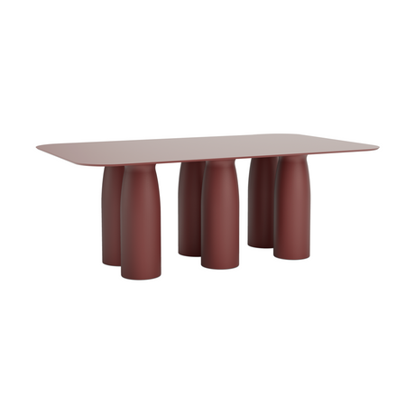 Six-Legged Rectangular Dining Table | Qeeboo Toto | Oroa.com