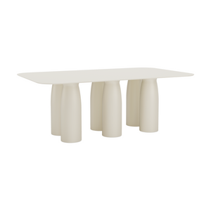 Six-Legged Rectangular Dining Table | Qeeboo Toto | Oroa.com