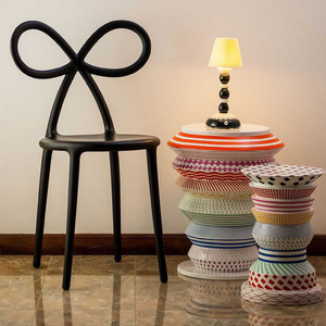 Bow Design Dining Chair | Qeeboo Ribbon | OROA.com