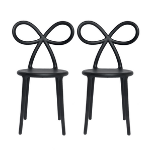 Modern Chic Dining Chair Set (2) | Qeeboo Ribbon | OROA.com