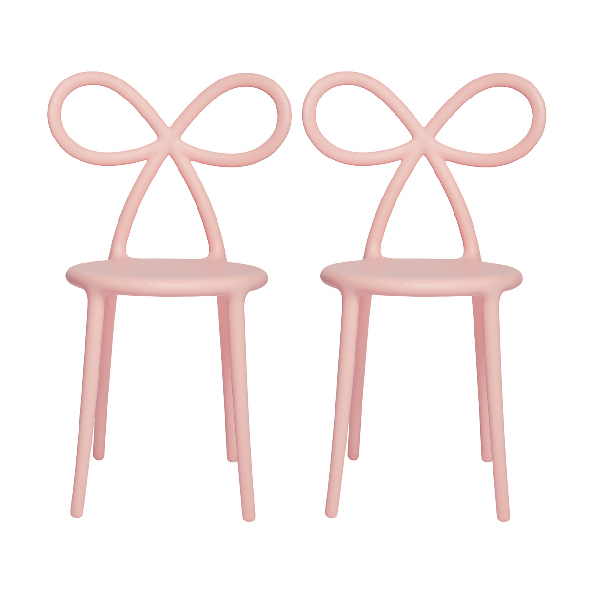 Modern Chic Dining Chair Set (2) | Qeeboo Ribbon | OROA.com
