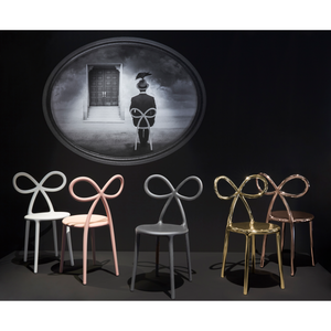 Bow Design Dining Chair | Qeeboo Ribbon | OROA.com
