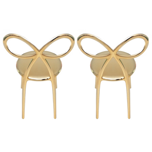 Modern Chic Dining Chair Set (2) | Qeeboo Ribbon | OROA.com