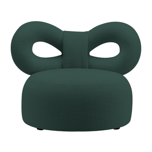 Upholstered Bow Lounge Chair | Qeeboo Ribbon | OROA.com