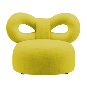 Upholstered Bow Lounge Chair | Qeeboo Ribbon | OROA.com