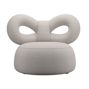 Upholstered Bow Lounge Chair | Qeeboo Ribbon | OROA.com