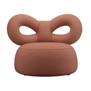 Upholstered Bow Lounge Chair | Qeeboo Ribbon | OROA.com