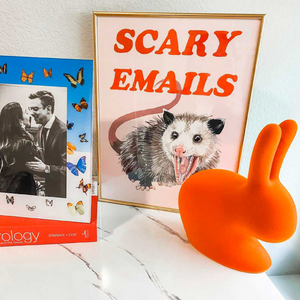 Velvet Sculptural Book End XS | Qeeboo Rabbit | OROA.com