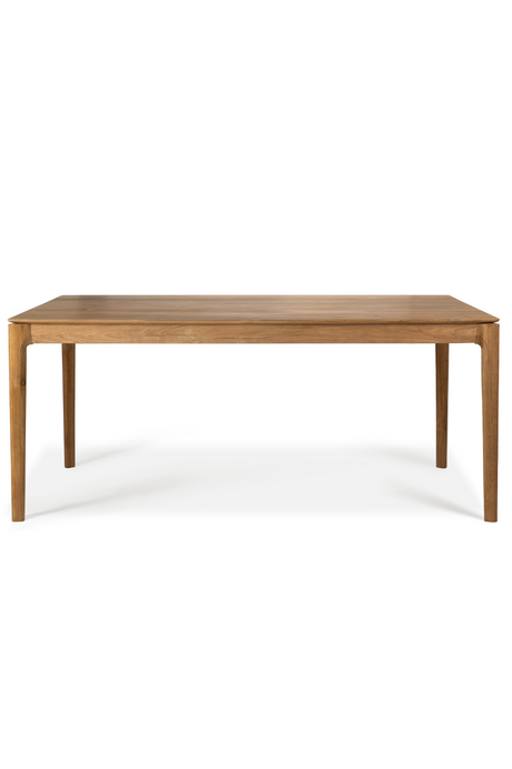 Teak Minimalist Dining Table | Ethnicraft Bok | Oroa.com