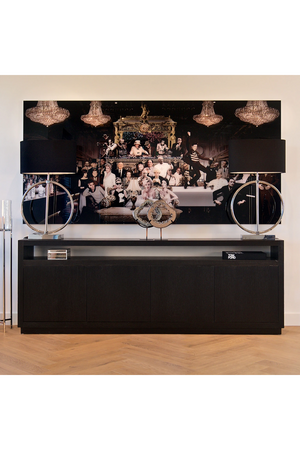 Black Wooden Sideboard | Richmond Interiors Oakura | Oroa.com