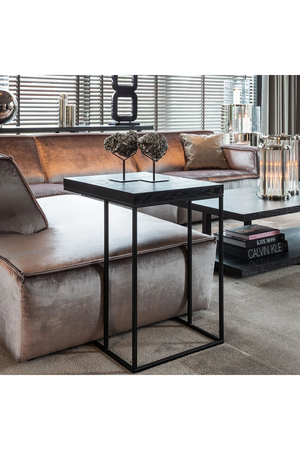 Black Oak Side Table | Richmond Interiors Oakura | Oroa.com