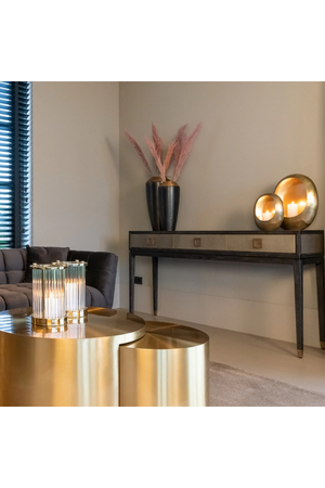 Modern Leather Console Table | Richmond Interiors Bloomingville | Oroa.com