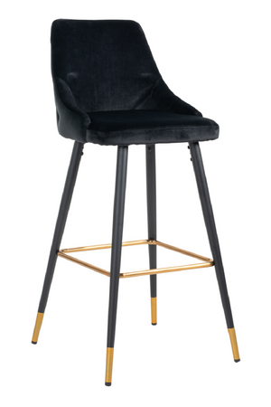 Velvet Gold Accent Bar Stool | Richmond Interiors Imani | Oroa.com