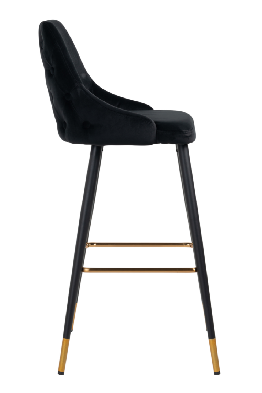 Velvet Gold Accent Bar Stool | Richmond Interiors Imani | Oroa.com