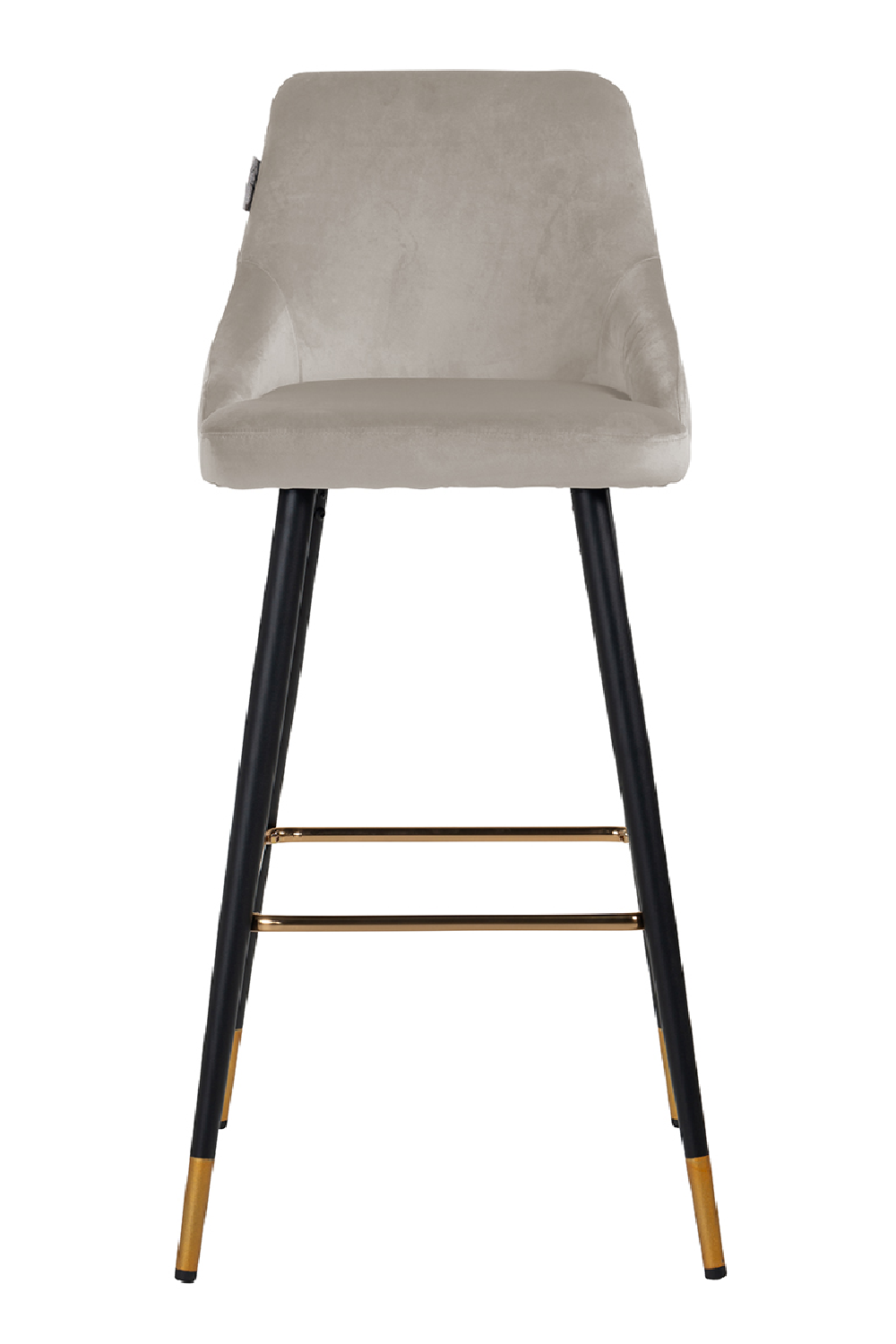 Velvet Gold Accent Bar Stool | Richmond Interiors Imani | Oroa.com