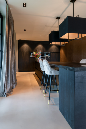 Velvet Gold Accent Bar Stool | Richmond Interiors Imani | Oroa.com