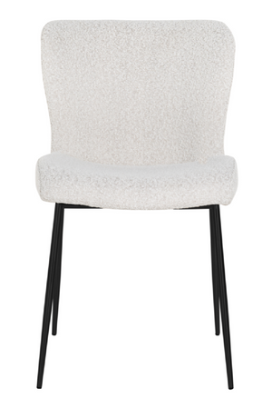 Minimalist White Bouclé Chair | Richmond Interiors Darby | OROA.com