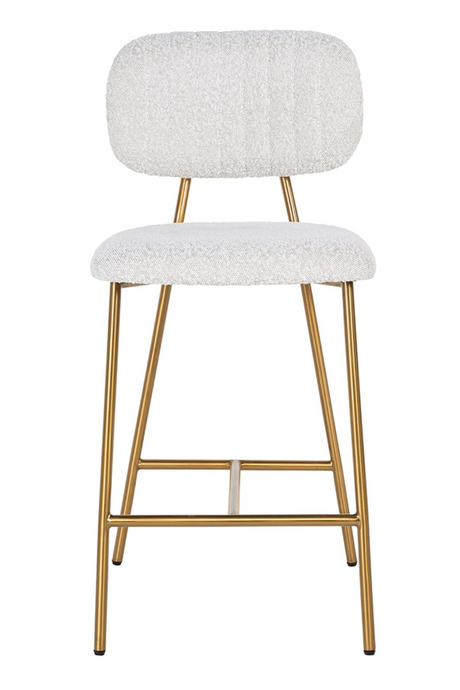 Brushed Metal Counter Stool | Richmond Interiors Xenia | Oroa.com