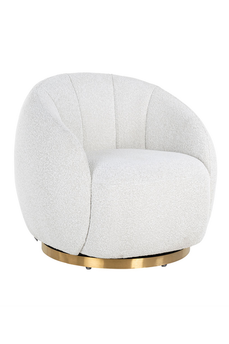 Round Swivel Easy Chair | Richmond Interiors Jago | Oroa.com