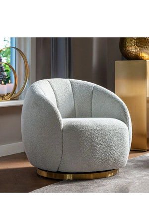 Round Swivel Easy Chair | Richmond Interiors Jago | Oroa.com