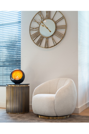 Round Swivel Easy Chair | Richmond Interiors Jago | Oroa.com