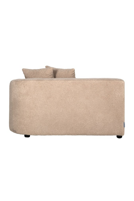 Brown Curve Upholstered Sofa | OROA Grayson | Oroa.com