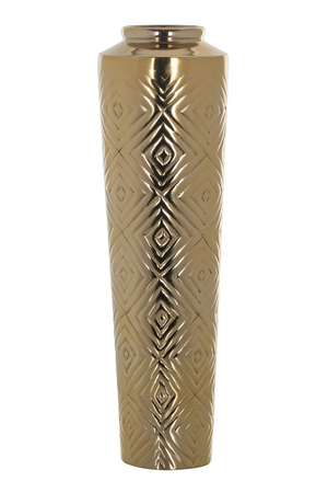 Gold Carved Vase | OROA Dana | Oroa.com
